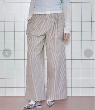 Stripe Easy Over Pants/스트라이프 이지 오버 팬츠