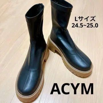 극미품 ] ACYM 아심 L 삭스 탱크 쇼트 부츠