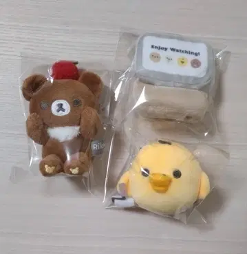 새상품 리락쿠마 베이직 테노리 봉제 인형 차이로이코구마 키이로이토리