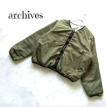 아카이브 보아 점퍼 블루종 M 리버서블 따뜻한 상의