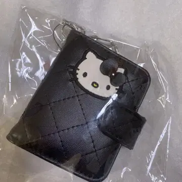 익명 배송 로리즈팜 헬로키티 퀼팅 프로필북 키 참 블랙