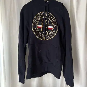TOMMY HILFIGER 네이비 후드티 M 속기모