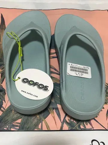 OOFOS 스포츠 샌들 EU 37 라이트 블루