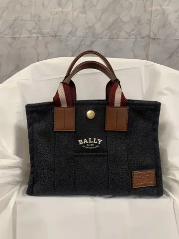 [ 컨디션 최상 ] BALLY 발리 데님 토트백