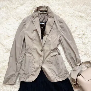 TAGLIATORE 42 M 나일론 자켓 베이지 여성용 이탈리아