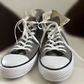 미사용 새상품 CONVERSE 그레이 하이컷 스니커즈