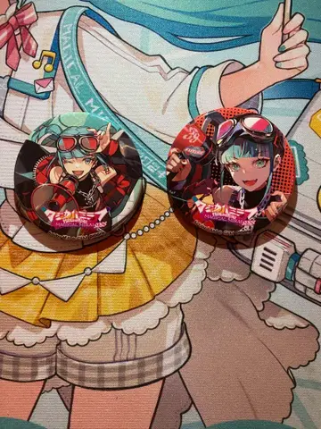 하츠네 미쿠 매지컬 미라이 2023 캔뱃지 2개 세트