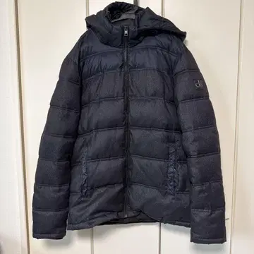 Calvin Klein 후드 부착 다운 자켓