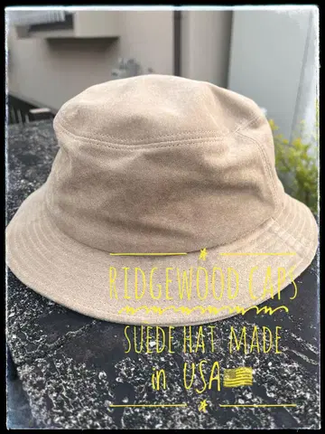 RIDGEWOOD CAPS 스웨이드 버킷 햇