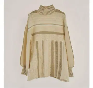 [ Eaphi ] strata design knit ivory