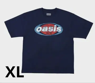 oasis 로고 T셔츠 XL 사이즈 네이비