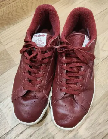 리복 빨간색 스니커즈 로우컷 29cm