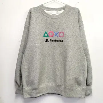 구제 GU x Play Station 헤비웨이트 맨투맨 속기모 XXL