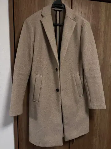 ZARA 베이지 체스터 코트 S