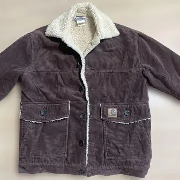 Carhartt 다크 브라운 코듀로이 자켓