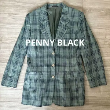 penny black 체크 무늬 자켓 이탈리아제 42호 빈티지