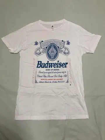 Budweiser 화이트 T셔츠 M 사이즈