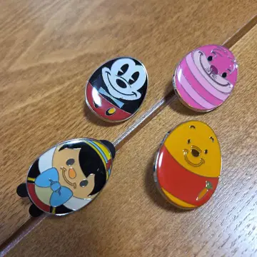 해외 디즈니 핀 배지 알 모양 핀 트레이딩 핀 배지