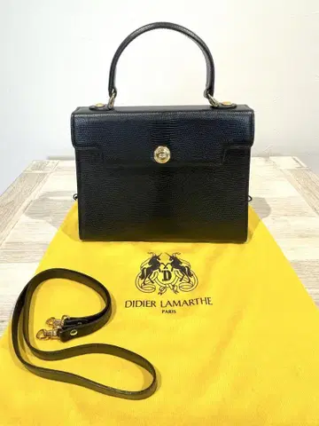 DIDIER LAMARTHE 블랙 핸드백