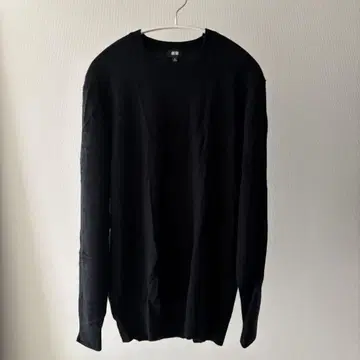 UNIQLO 캐시미어 크루넥 스웨터 XL 블랙