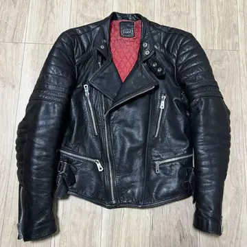 천연 가죽 70s 80s ECHT LEDER 가죽 자켓 R-8164