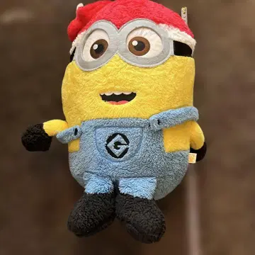 미니언 봉제 인형 산타 모자 포함