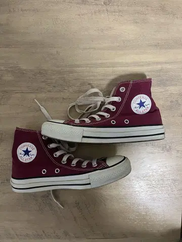 Converse All Star 와인 레드 하이컷