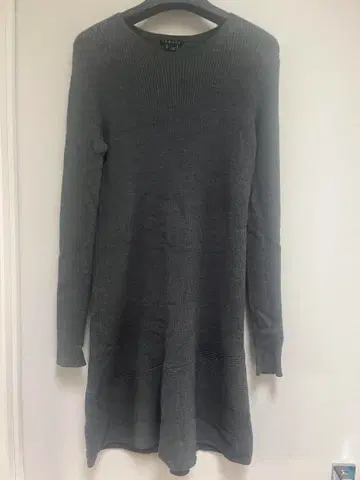 theory 그레이 긴팔 원피스