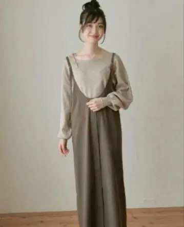 시마무라 choco 점프 스커트 L 브라운