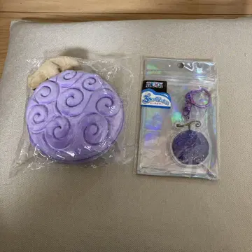 원피스 악마의 열매 고무고무 열매 파우치와 키링 세트