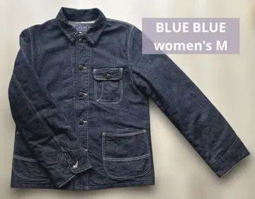 새상품급 BLUEBLUE 블루블루 담요 안감 데님 커버올 M