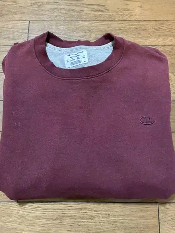 Champion 4XL 버건디 크루넥