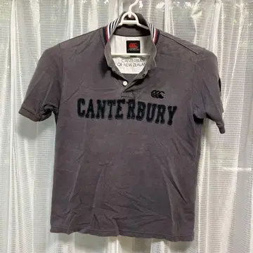 [ 중고 Canterbury ] 피케 셔츠 그레이 L