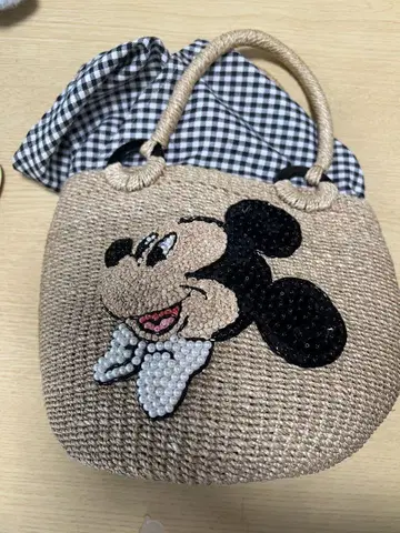 Disney BEAMS 미키 바스켓백