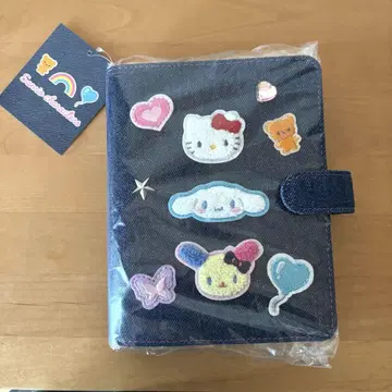 산리오 데님 와펜 바인더