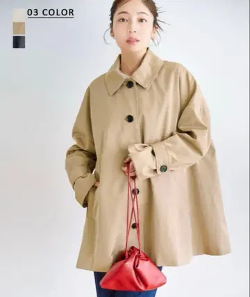 HARUKA Design 2way A라인 트렌치코트