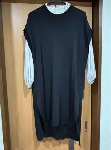 레리안 니트 롱 베스트 L