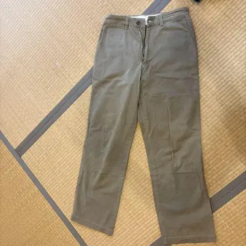 Schott 베이지 치노 팬츠 스트레이트