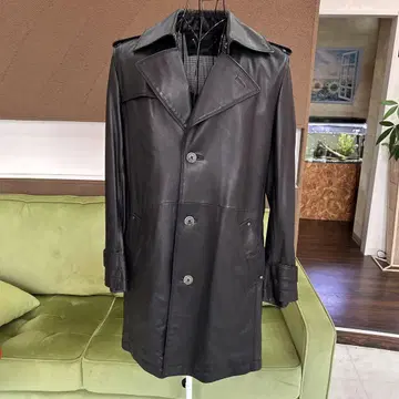 양가죽 레더 코트