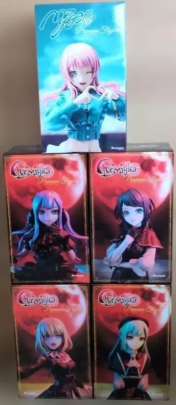 박스 없음 BanG Dream! 뱅드림! 피규어 5세트