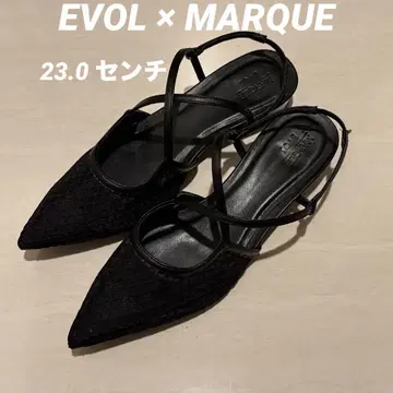 [컨디션 최상] EVOL MARQUE 콜라보 튤 샌들