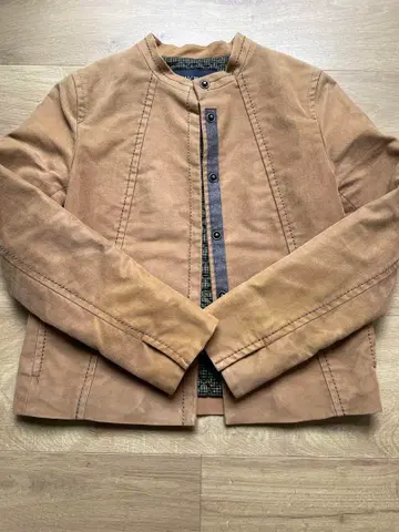 [-12/16 가격 인하] MACPHEE 스웨이드풍 노카라 자켓