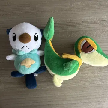 물개와 쌍검자비 봉제 인형 세트 포켓몬