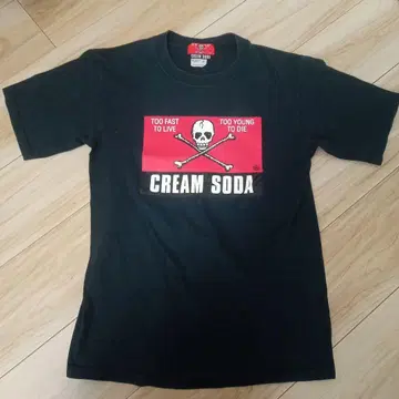 CREAM SODA 스컬 T셔츠 S사이즈