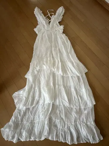 보헤미안 태국 모리가루 원피스 프릴