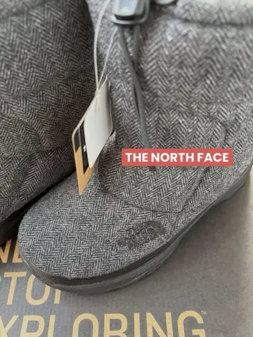 The North Face 그레이 헤링본 부츠 24cm