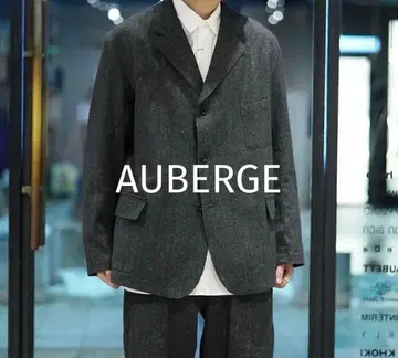 레어 AUBERGE eiffel noir 블랙 샴브레이 38 사이즈 코트