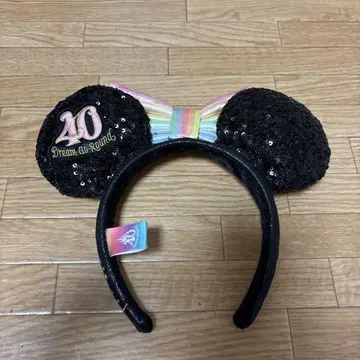 미니 마우스 머리띠 40주년 기념