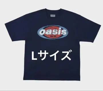 oasis 로고 T셔츠 L 네이비 live'25