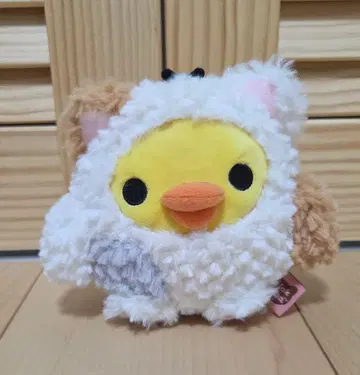 키이로이토리 모아 앉아 봉제 인형